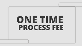 Vonage one time process fee